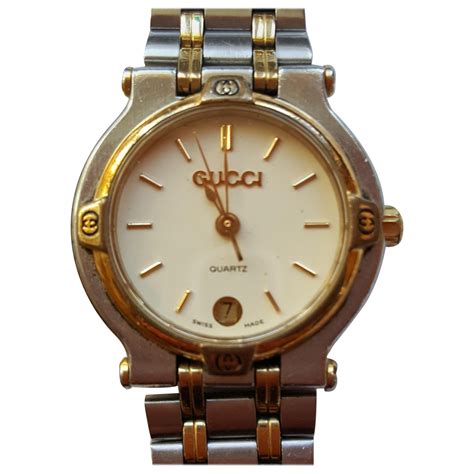 gucci watch quartz vintage|vintage gucci watch 1990s.